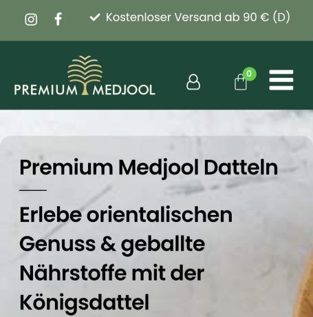 Der Name sagt alles! Die besten Datteln für maximale Nährstoffe und super leckeren Geschmack.