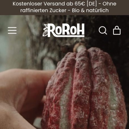 Roh-Kakao ohne Sklavenarbeit oder Schwermetalle. Perfekt für eine heiße Tasse Kakao oder als Topping für Frühstück-Bowls.